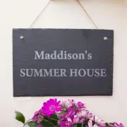 Their Summer House Personalised Slate Sign