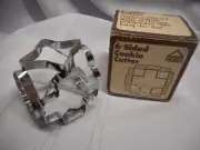 Hoan Scalloped Edge Biscuit Cookie Cutters 6-Sided Vintage