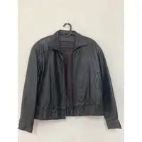 在飛比找蝦皮購物優惠-二手真皮皮衣 leather jacket