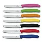 Set of 6pcs Serrated Steak Victorinox Tomato Sausage Meat Knives