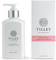 Tilley Classic White Pink Lychee Hand and Body Lotion 400 ml