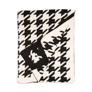 Pink Lemonade Houndstooth Throw
