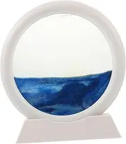 TOBBOMEY Moving Sand Art Picture Dynamic Sand Decor for Home Office Frame Tabletop Display for