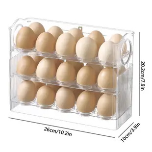 Egg Storage Box Refrigerator Side Door Container 30 Eggs Hol