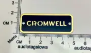 Cromwell Guitar Logo Case Badge Custom Made Gold or Silver Aluminum with Screws