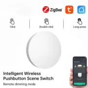 Tuya Zigbee One-touch Smart Home Wireless Switch Pushbutton Control Switch