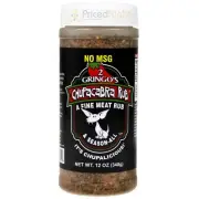 2 Gringos Chupacabra No MSG Original Fine Meat Rub 12 Oz All Seasoning Single