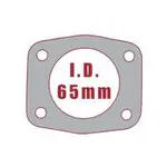 Aunger 10pk Exhaust Gasket Comm Gen3 Twin Eng Pipe V8 4 Bolt Gasket - GMG035R-10