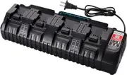 Tavice M18 Battery Charger 4 Ports - Rapid Charger Compatible for Milwaukee 18V