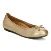 Vionic Minna Ballet Flat - Gold Snake
