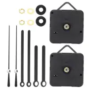 2Set Quartz Clock Movement Mechanism 1/2 Inch Shaft for 2-3mm Clock Dial Thick