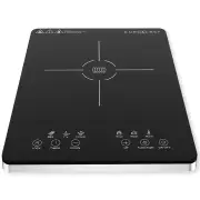 EUROCHEF Induction Cooktop, 2000W, 9 Heat Levels, Fast Electric Portable Cooker, Touch Controls