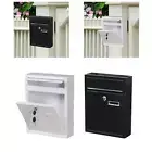 Wall Mounted Mailbox Key Drop Box Lockable Ballot Box with Lock and Key for