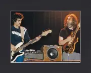 8X10" Matted Print Picture, Grateful Dead: 1980, Jerry Garcia & John Kahn