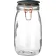 【Premier】扣式玻璃密封罐 墨綠1.5L(保鮮罐 咖啡罐 收納罐 零食罐 儲物罐)