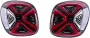 CLZCNQLX Car Lights Compatible for BENZ Smart Tail Light 2014-2020 Rear Stop Lamp Brake Signal DRL Reverse Automotive Accessories(Type1)