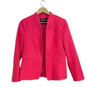 J. Crew Going Out Barbie Pink Linen Blazer NWT, Size 6