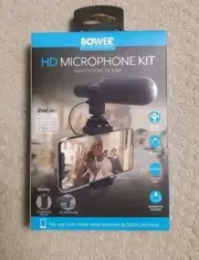 Bower HD Microphone Kit Smartphone Mount (Designed For Vlogging) (New)