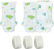 JISADER 20Pcs Dog Boots Puppy Shoe Covers Dog Shoes Paw Cover Pet Socks for Travel, Green M