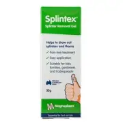 * Magnoplasm Splintex Splinter Removal Gel 35g Helps Draw Out Splinters Thorns