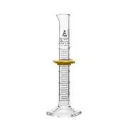 Eisco Labs 10ml Graduated Cylinder with Protective Collar, ASTM, Class A