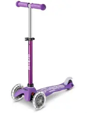 [Micro] Mini Deluxe LED 3 Wheel Scooter in Purple
