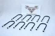 Suspension Leaf Spring Crown U Bolt Clip 8Pcs Fit For Willys Jeep - 24H Shipped (for: Jeep)