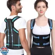 italves Back Brace Posture Corrector for Women and Men,Adjustable Full Back B
