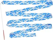Gogogmee Rhythmic Gymnastics Ribbons Fitness Gymnastics Ribbons Dancing Ribbons Dance Colored Streamer Decorative Ribbon Performing Colored Streamer Play Ribbon Dance Streamer Dance Ribbons