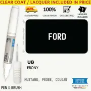 UB Touch Up Paint for Ford Black MUSTANG PROBE COUGAR NN EBONY Pen Stick Scratch