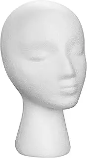 Generic Foam Wig Head for Women, Foam Mannequin Head with Wig Display Stand