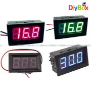 0.56" 2 Wire AC70V-500V DC5V~120V Voltmeter Voltage Panel Ammeter Meter LED