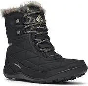 [Columbia] Women's Minx Shorty III Hiking Boots, Black, Pebble, US