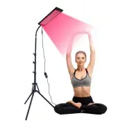 Red Light Therapy Lamp with Adjustable Stand, Timer, Height, Brightness -ecd