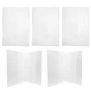 5 Pcs Textbook Holder Study Organizer Waterproof Film Student Clear Covers