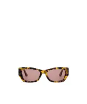 Dior Eyewear Rectangular-Frame Sunglasses One size Brown and honey