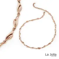 在飛比找momo購物網優惠-【La Jolla】夢想之翼 純鈦鍺項鍊(金色)