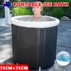 Portable Ice Bath Foldable Bathtub Inflatable Cold Therapy Hot Tub Spa Massage
