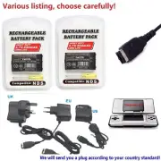 Game Console Battery or charger for Nintendo DS NTR-001 NTR-003 NDS CS-NTR003SL