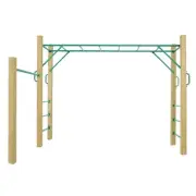Lifespan Amazon 2.5M Monkey Bar Set wood Outdoor Swings