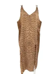 One Teaspoon Delusion Laced Snake Print Slip Dress Size XL