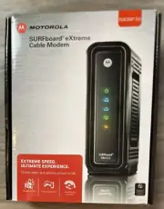 MOTOROLA SURFBOARD eXtreme CABLE MODEM MODEL SB6121 DOCSIS 3.0 UP2 300 MBPS NEW