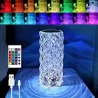 Crystal Table Lamp Mini lamp with 16 shades