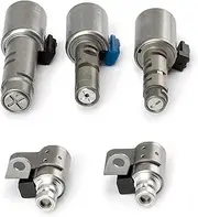 KA313 K313 5PCS CVT Shift Control Transmission Solenoid Kit Valve Body Kit Compatible For Toyota Corolla 1.8L 2.0L 2014 2015 2016 2017
