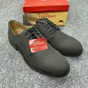 Dexter Comfort Memory Foam Shoes Mens Size 9.5 Grey Dextech Chad Business Oxford