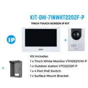 Dahua Smartphone Intercom Kit, KIT-DHI-7INWHT2202F-P