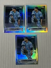2022Topps Chrome Hyun-Jin RYU Lot x3 Refractors Toronto Blue Jays