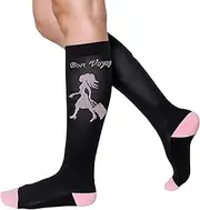 Travel Compression Socks for Women & Men, 20-30 mmHg, Graduated Compression for Flight Travel