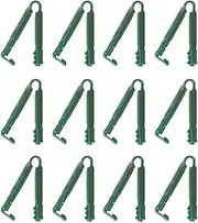 Heavy Duty Plastic Catheter or Leg bags Clamps - Pack of 12