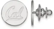 14K White Gold University of California Berkeley Lapel Pin by LogoArt